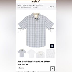 DUBINIK - EC - Men’s Button Down Shirt